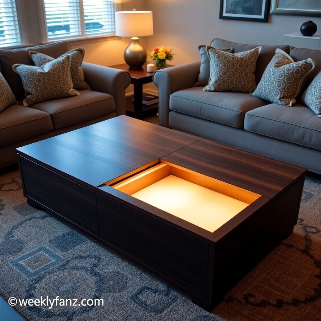 coffee table with storage

