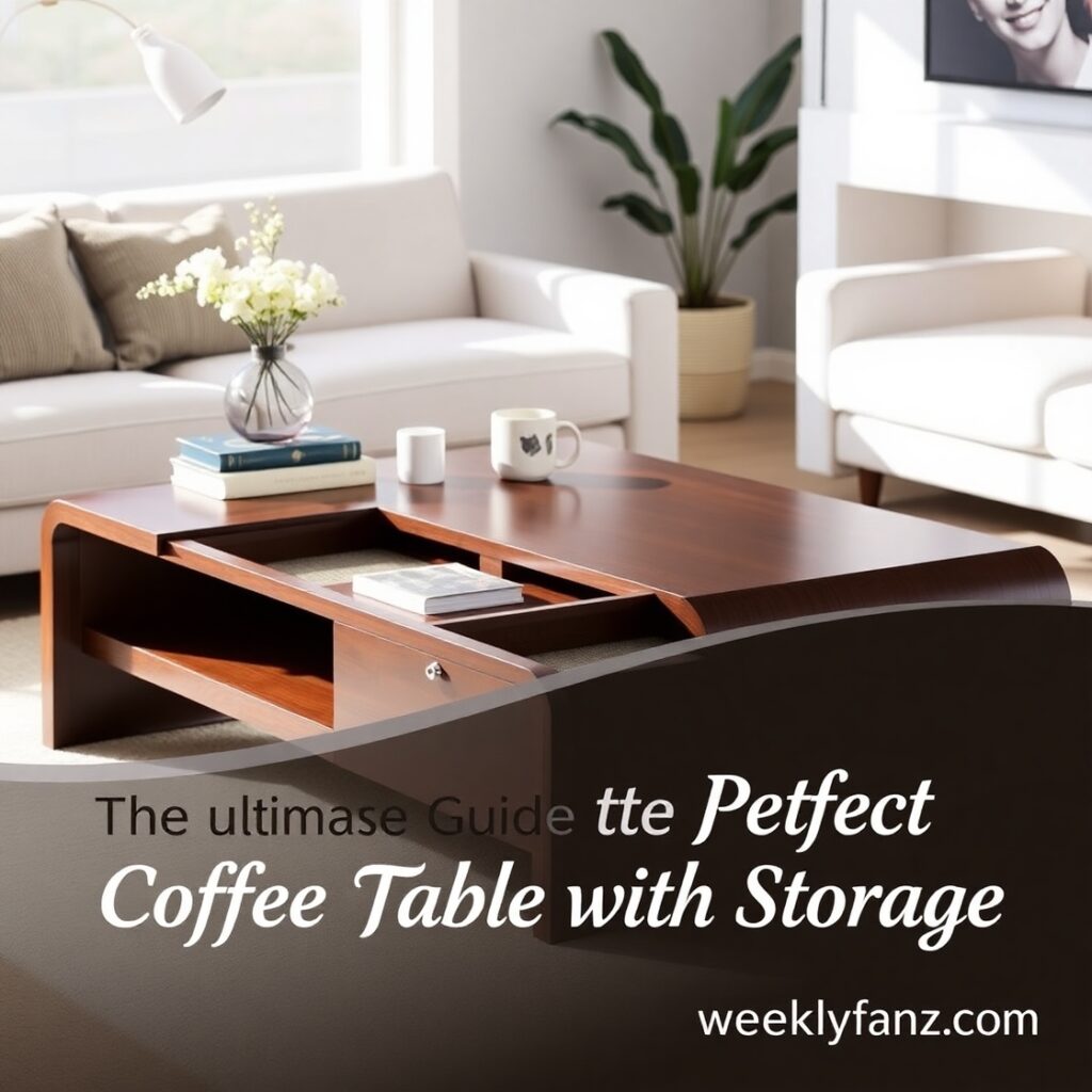 coffee table with storage