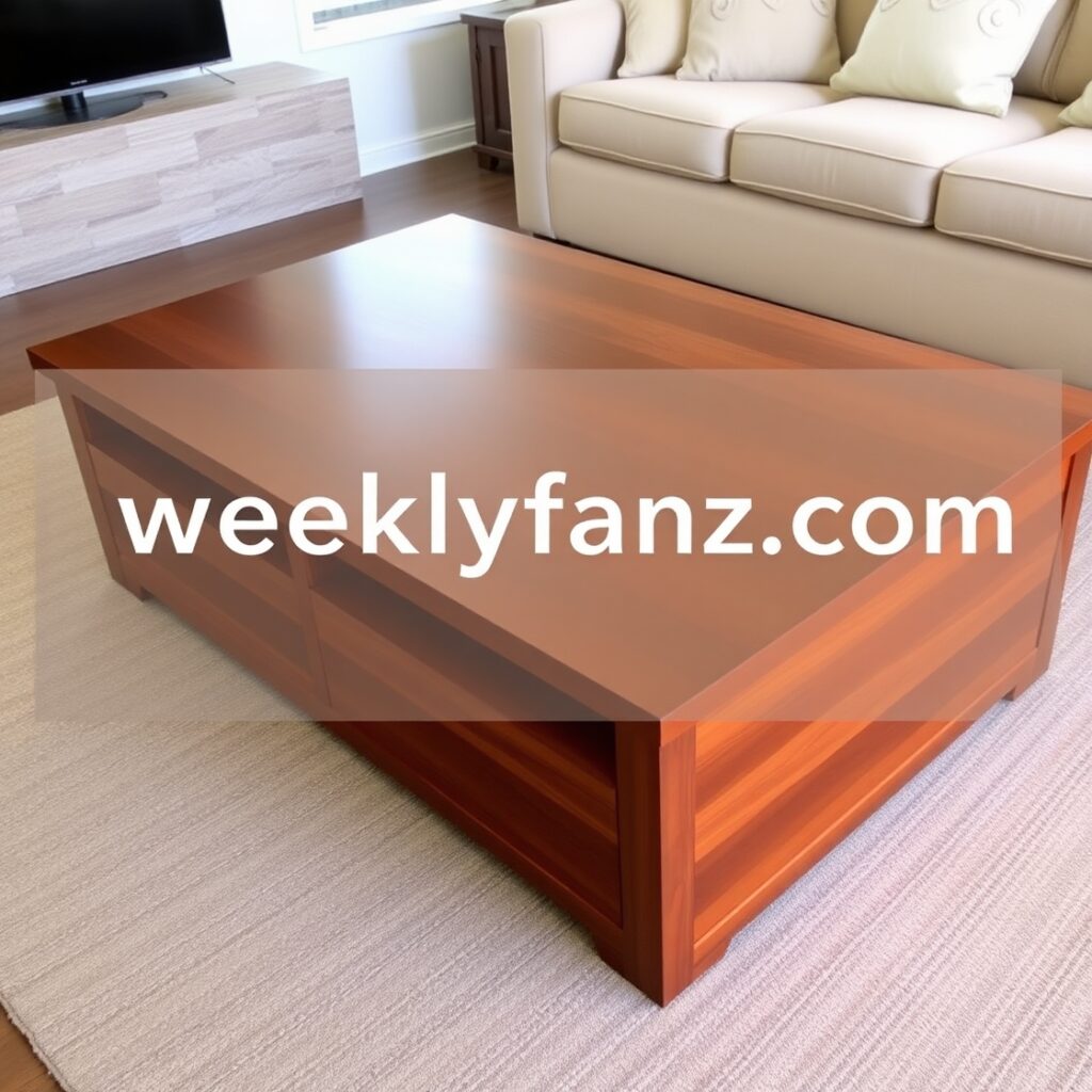 coffee table with storage

